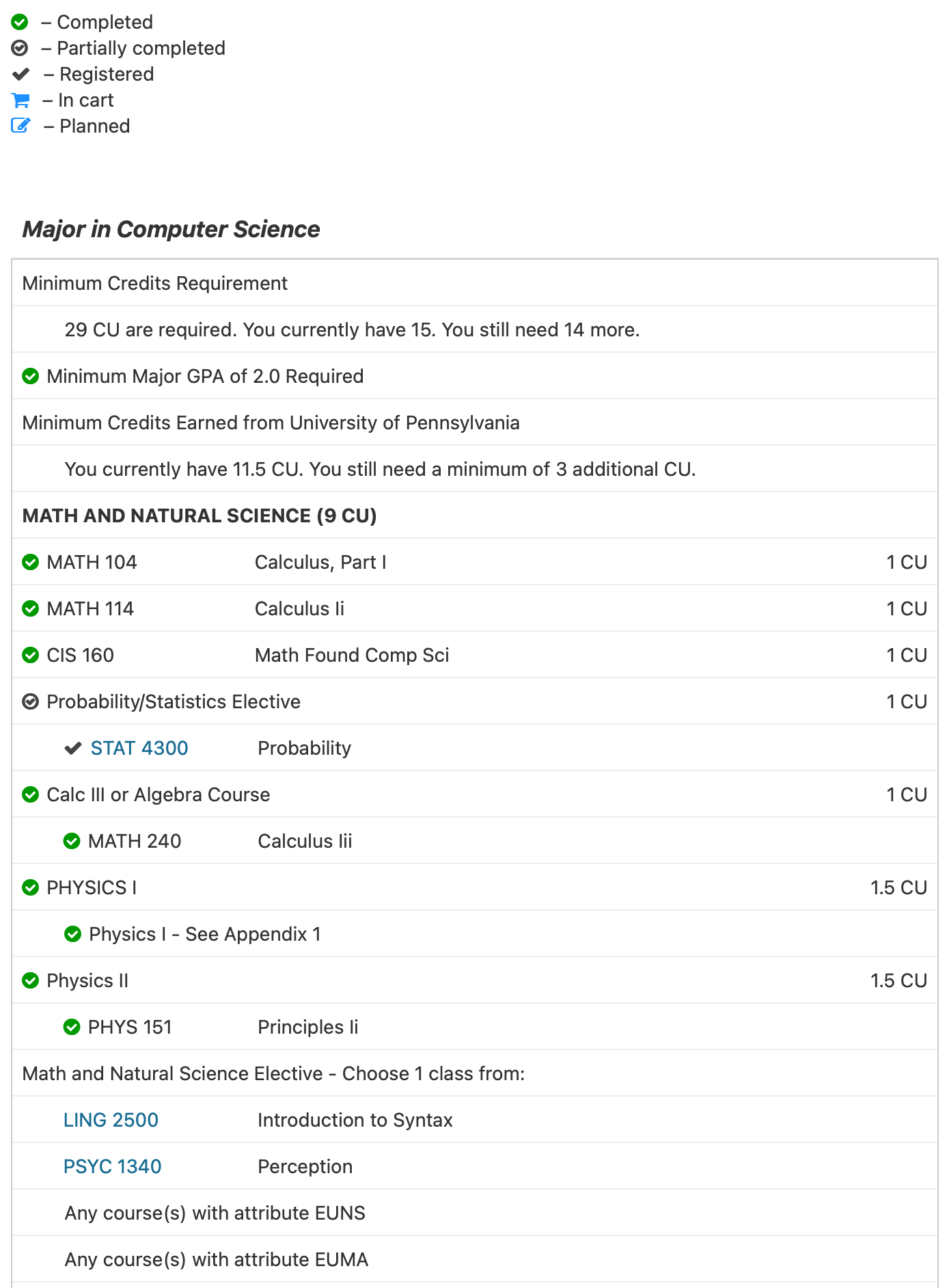 CSCI worksheet